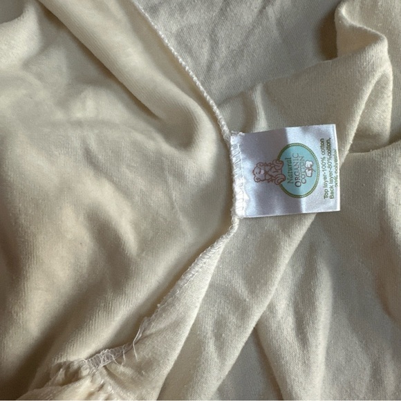 Set of two Organic cotton velour fitted crib or changing table sheets - Picture 9 of 9